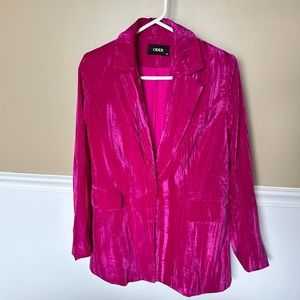 Cider Oversized Hot Pink Blazer XS